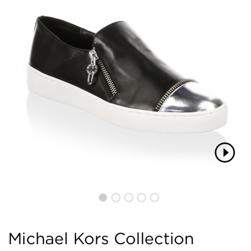 Women's Michael Kors Grayson slip on sneakers.