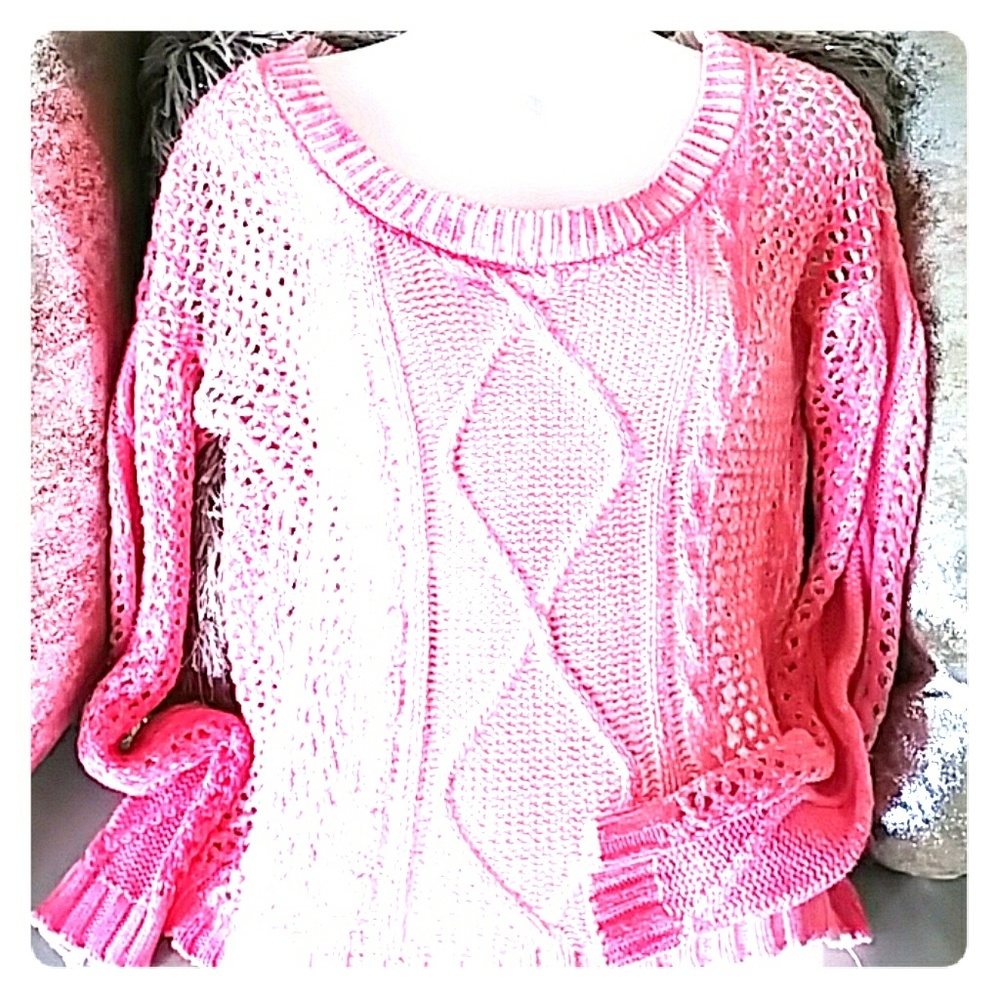 ADORABLE & LOVED WOMENS SWEATER SIZE S