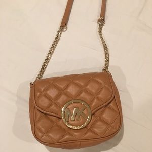 Quilted Michael Kors crossbody purse