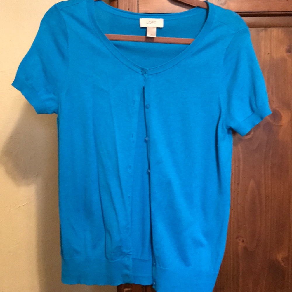 Short sleeve sweater