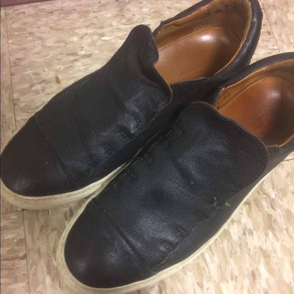 John Varvatos Leather Sneakers