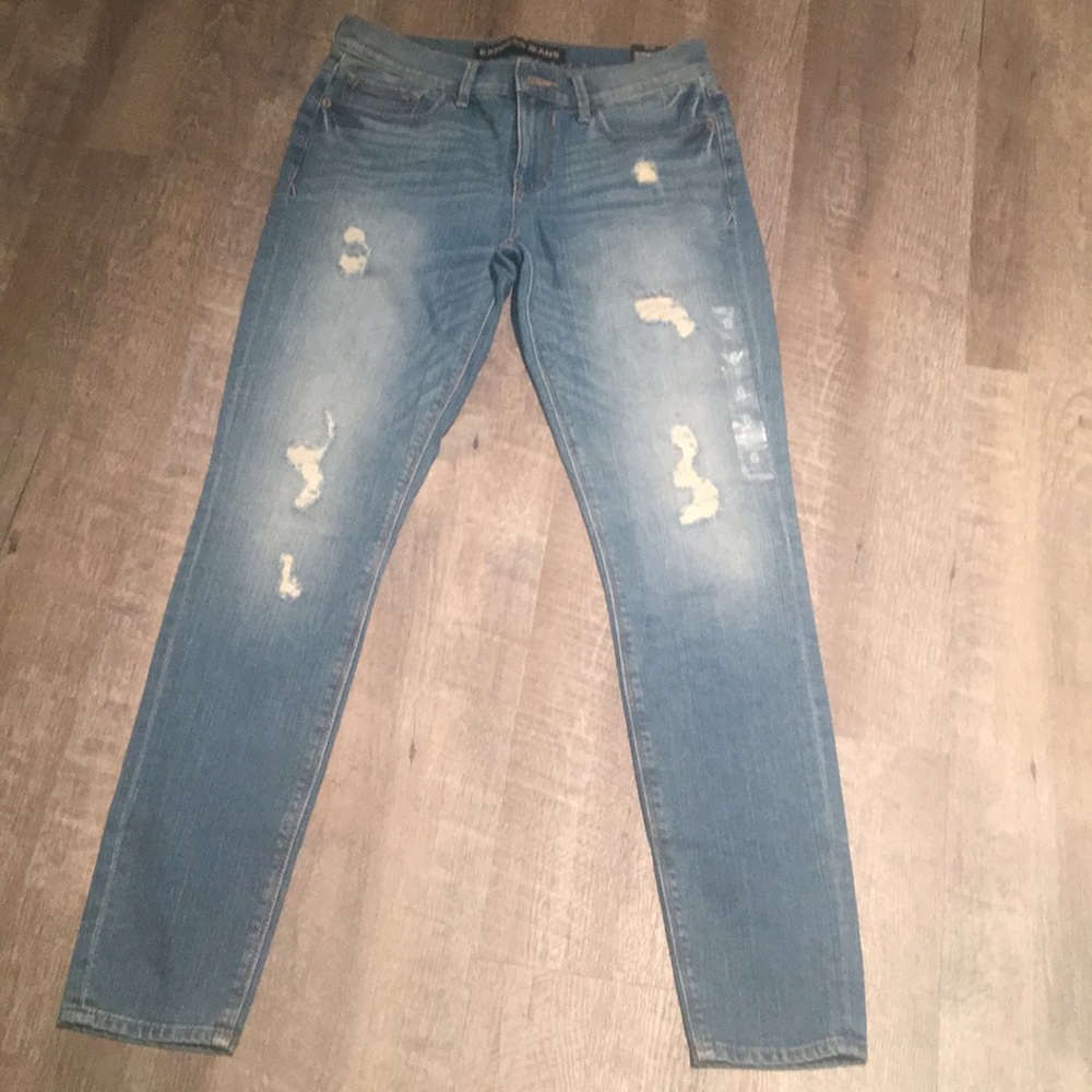 Size 6 Express mid rise skinny jeans
