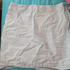 Seer sucker blue  Skirt size 8