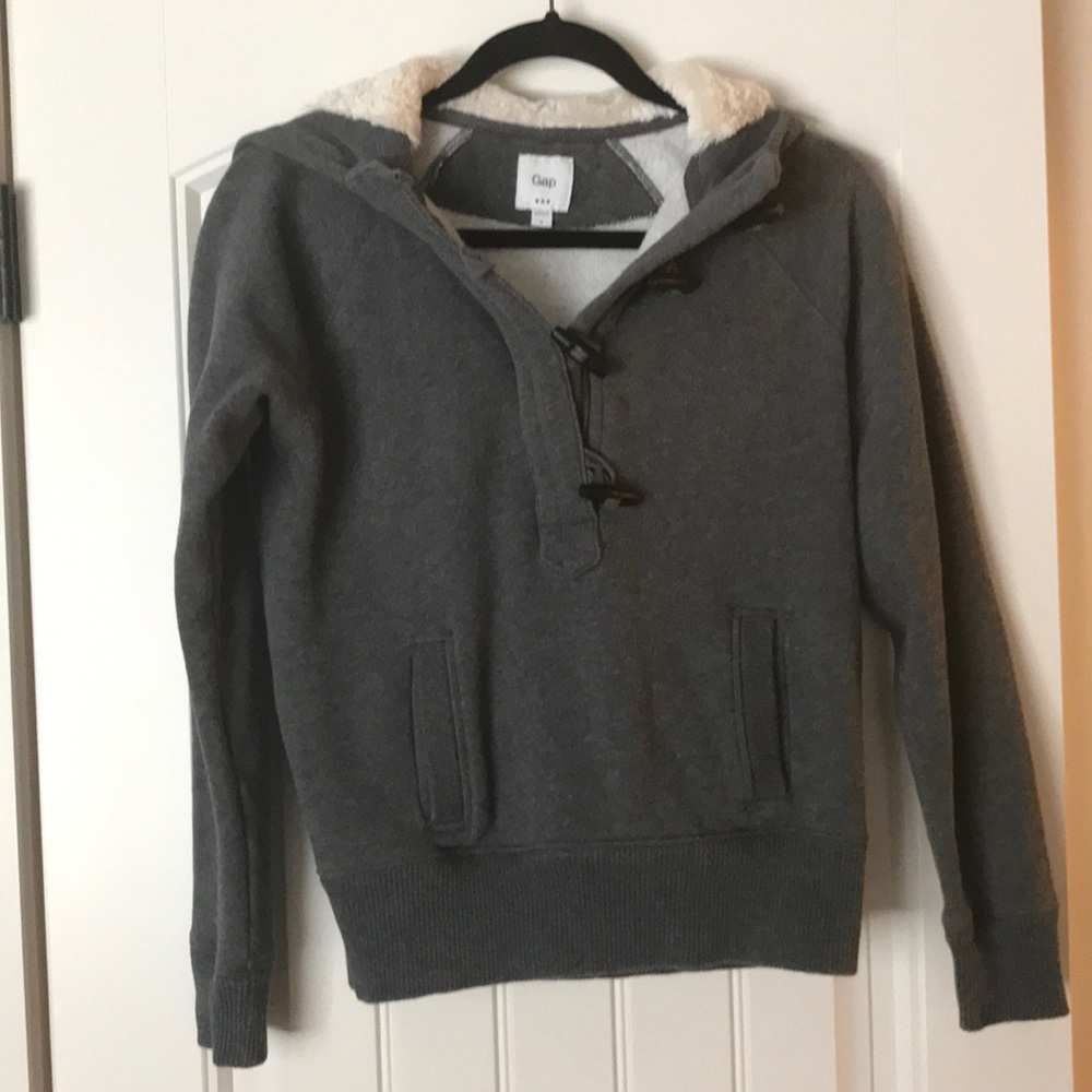 GAP fur lined hoodie