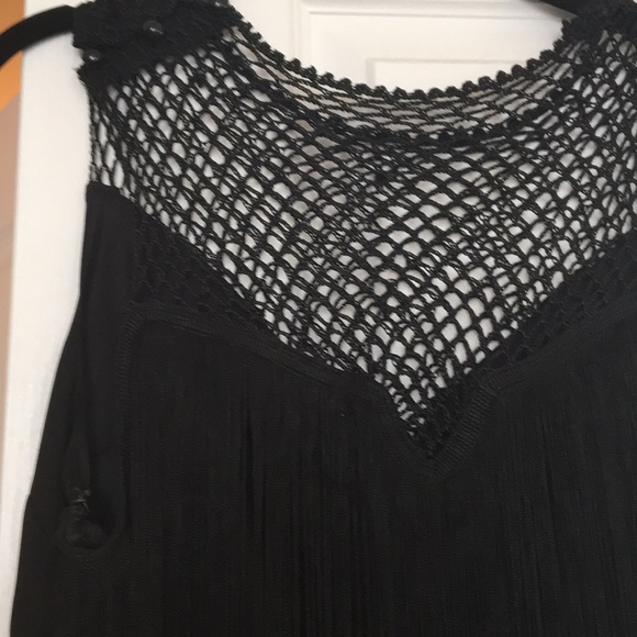 Black fringe romper - Picture 4 of 4