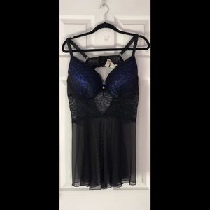 Beautiful blue and black lingerie ⭐️final markdown
