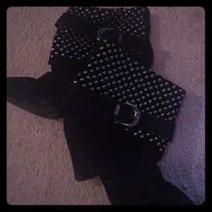 Black boots size 9