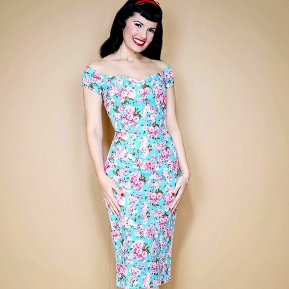 Bernie Dexter Cherry Blossom midi