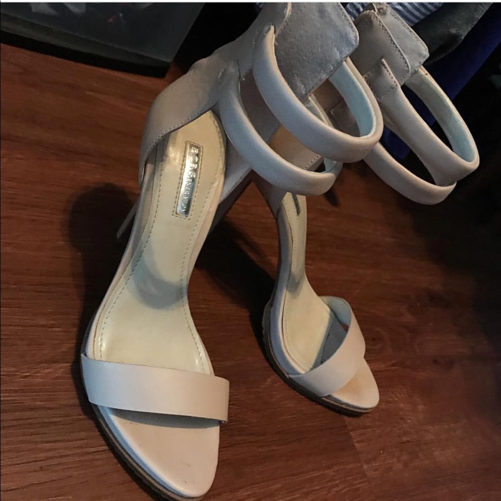 BCBG nude heels