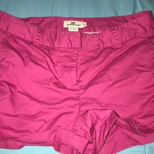 Magenta 3 1/2 inseam day boat shorts