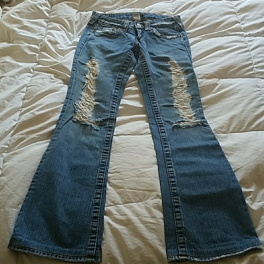 Vintage Destroyed True Religion Jeans