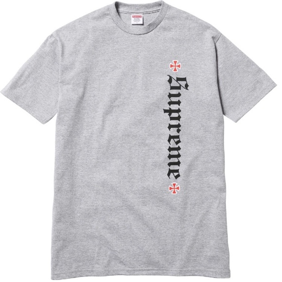 supreme x independent tee