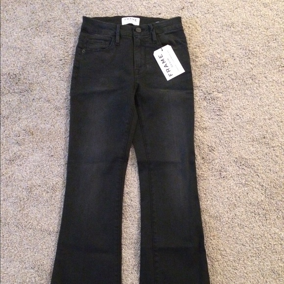 Frame Black Le Crop Mini Boot Jeans - Picture 6 of 7