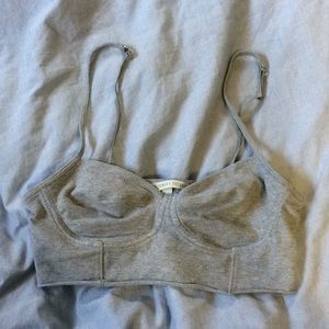 Victoria's Secret grey cotton bralette