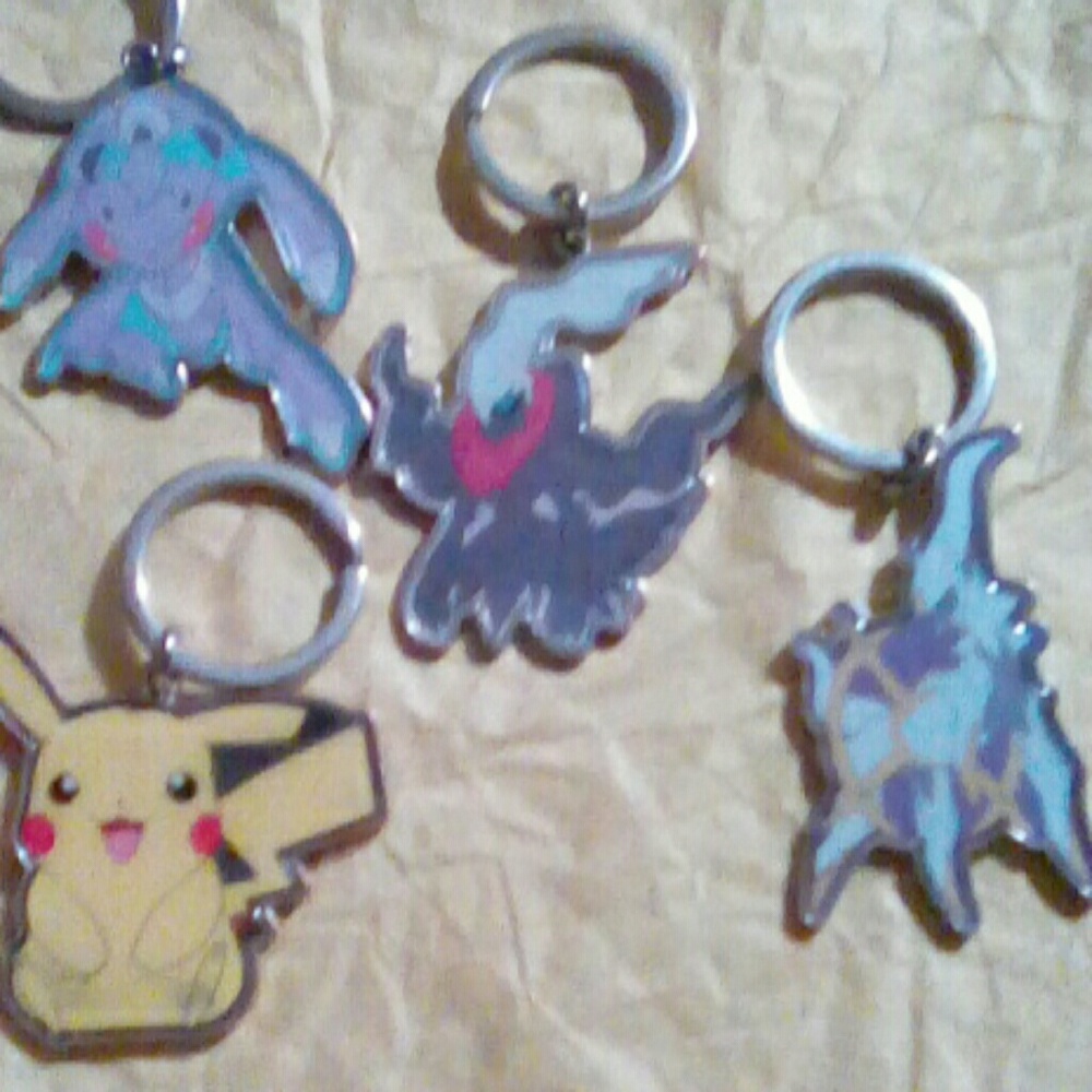 Pokémon keychains