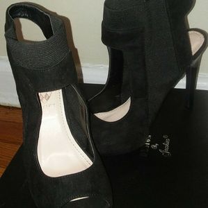 Black heels.