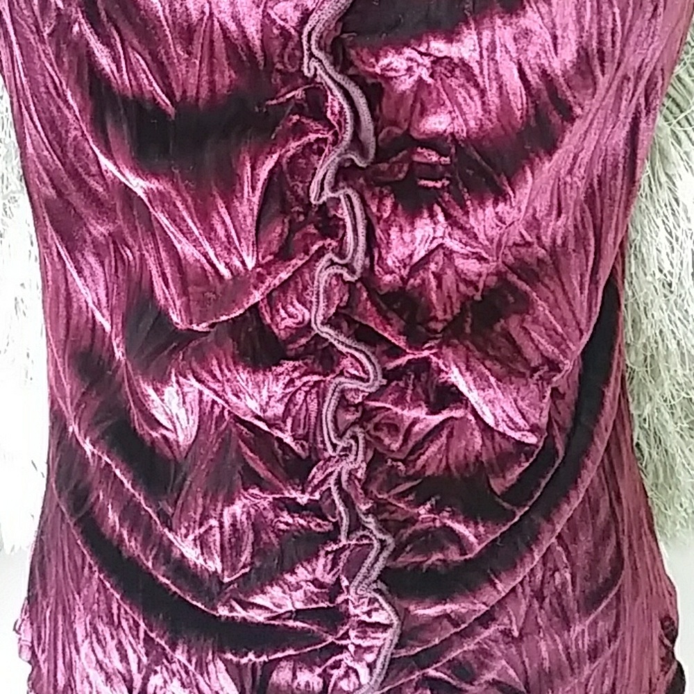 EXPRESS~CUTE RUFFLE WOMENS TOP SIZE L - Picture 3 of 8