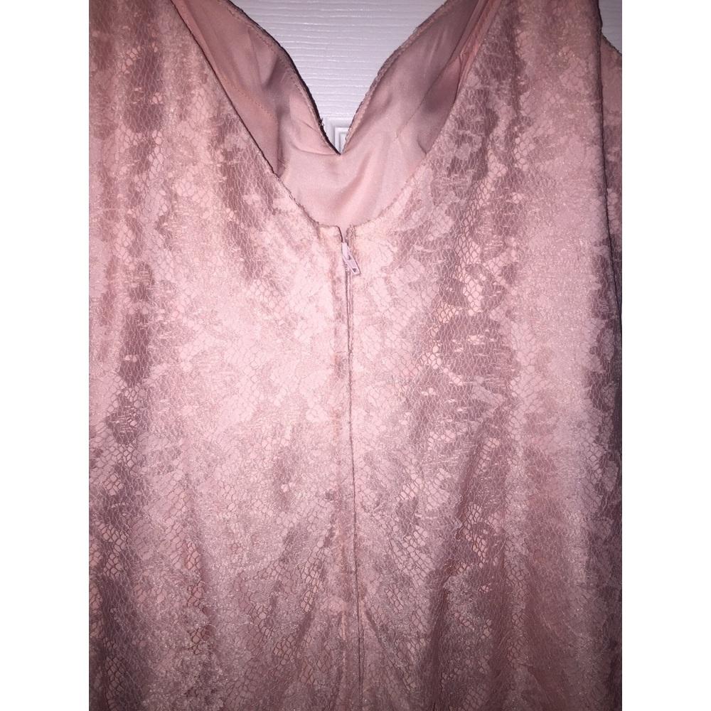 • Bari Jay Blush Pink Bridesmaid Dress • - Picture 3 of 8