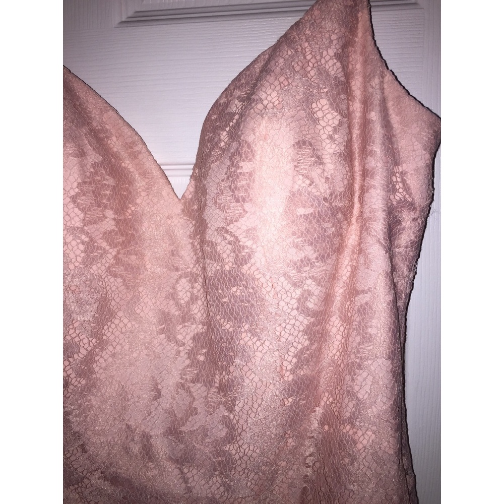 • Bari Jay Blush Pink Bridesmaid Dress • - Picture 4 of 8