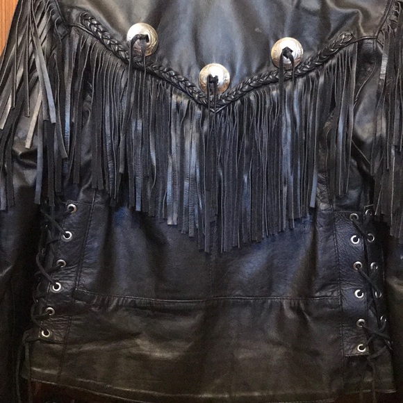 Leather riding jacket - Picture 4 of 5