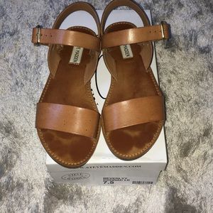 Steve Madden Beverlyy Cognac Sandals