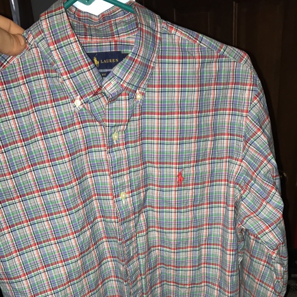 Men's polo button up - Picture 1 of 2