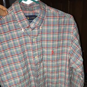 Men's polo button up