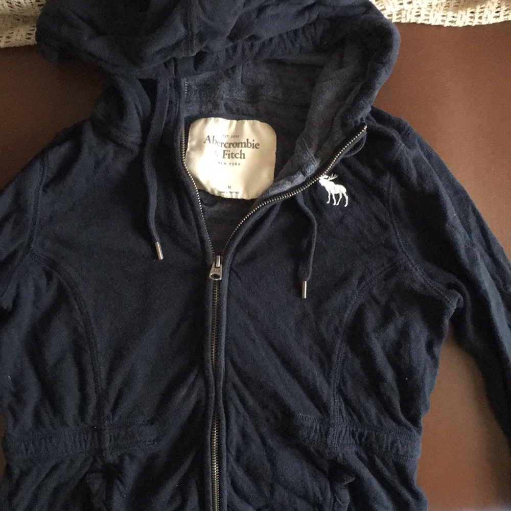 A & F  baby blue medium sweatshirt