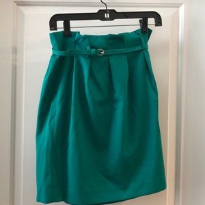 THE LIMITED—Green dress skirt.