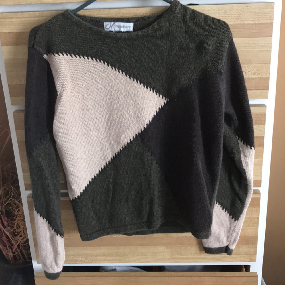 Colorblock sweater