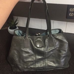 Pewter Gray Coach Handbag