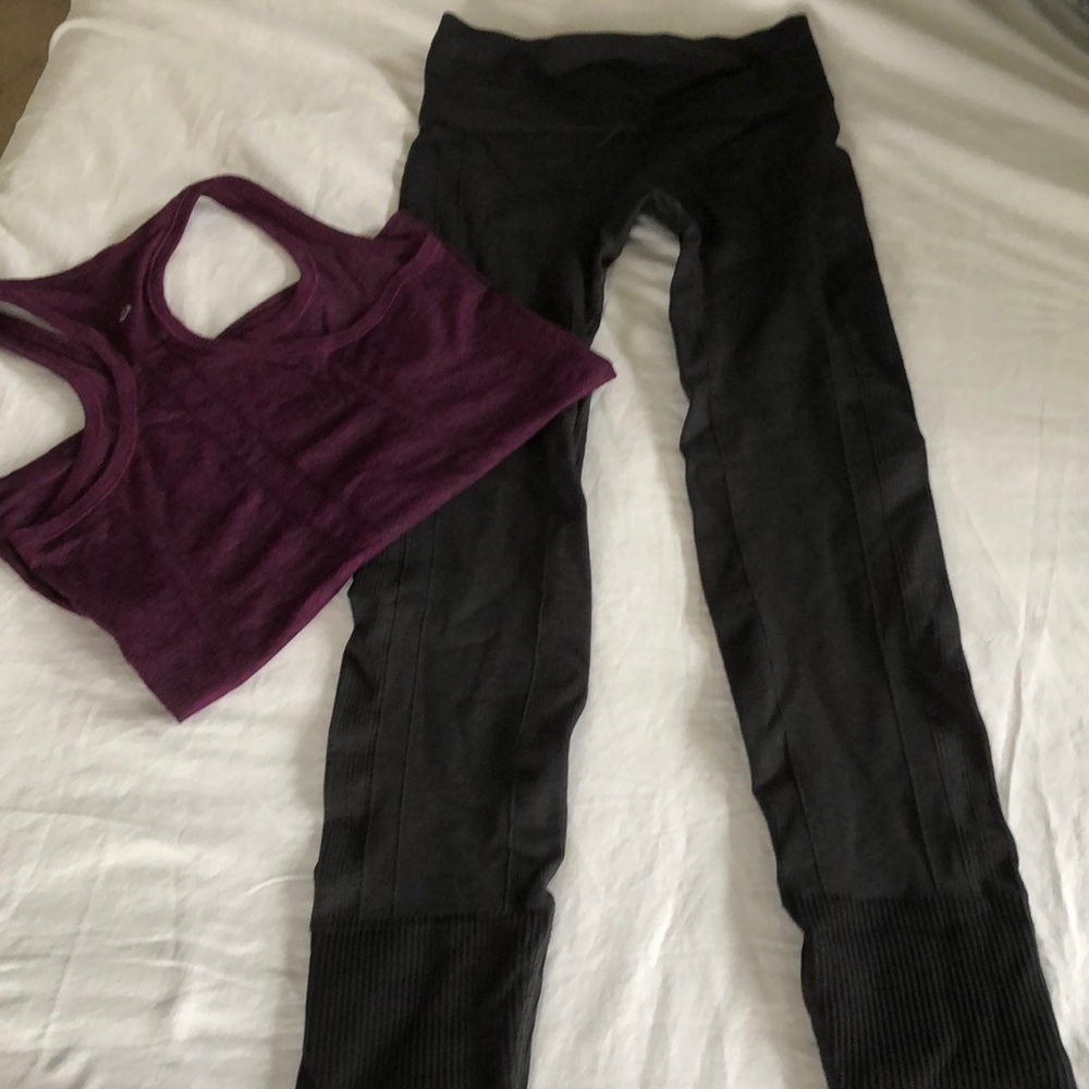 Charcoal grey lululemon pants size 4