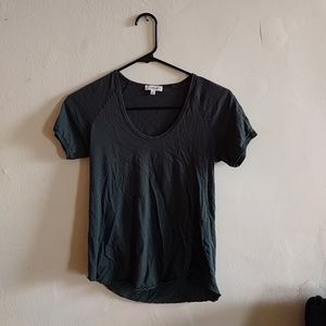 Aritzia Wilfred Tandis Tee in dark green