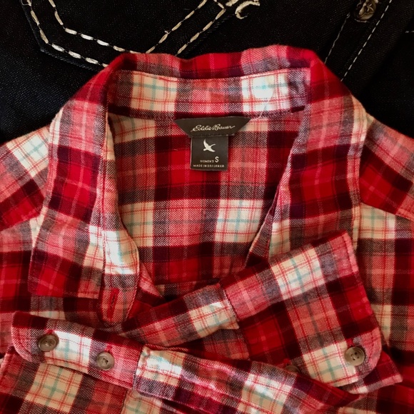 Eddie Bauer Tops - Classic Eddie Bower Button-Down Flannel