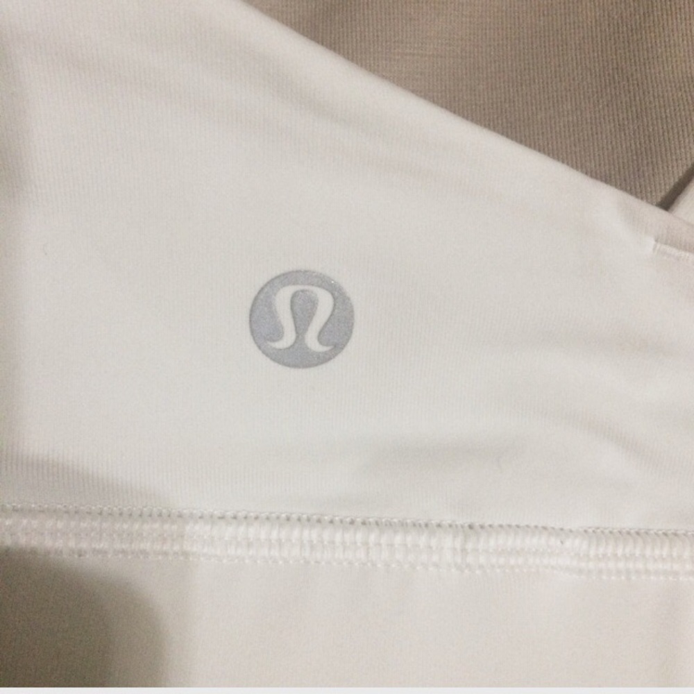 LuLu White Sports Bra