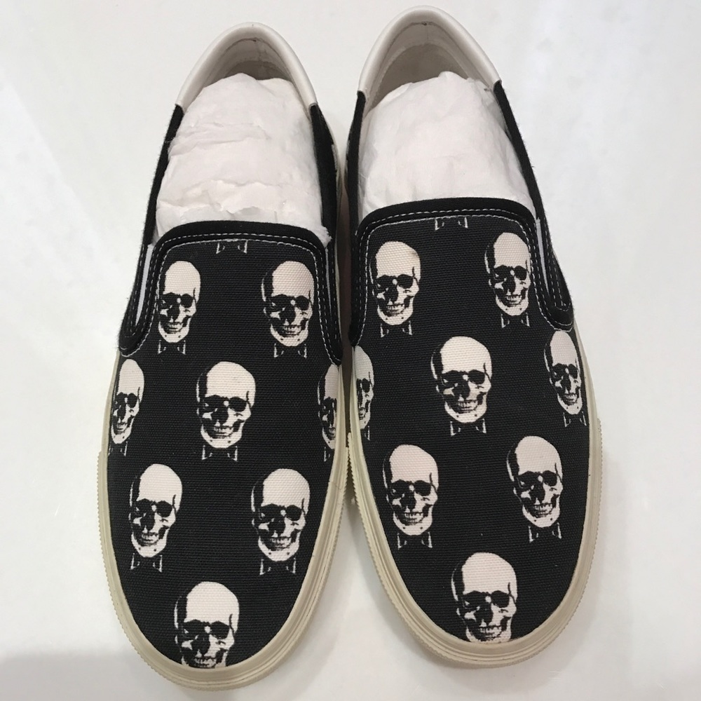 Saint Laurent skull sneakers