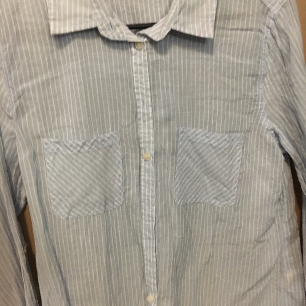 NWOT Striped Button Down L/S
