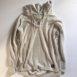 Brand new Pink lace up sweater