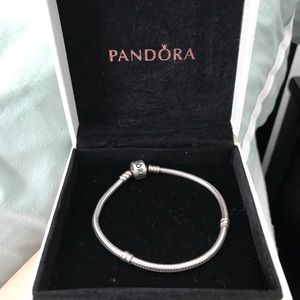 Silver pandora bracelet