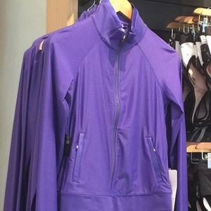 Lululemon Sweaty or Not Jacket in Lilac