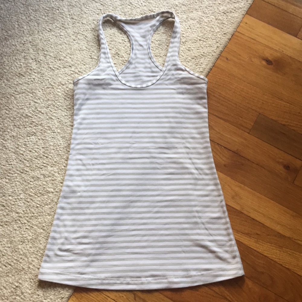 Lululemon Striped Cool Racerback Tank