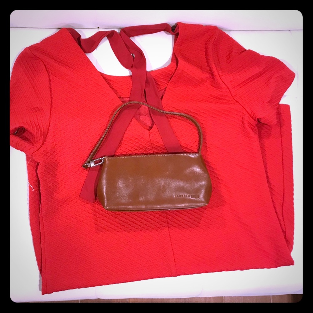 Kenneth Cole Brown Leather Small Purse