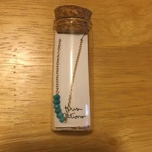 Kris Nations Turquoise 18k gold Necklace