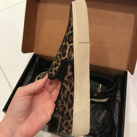 Brand new leopard Saint Laurent sneakers - Picture 2 of 4