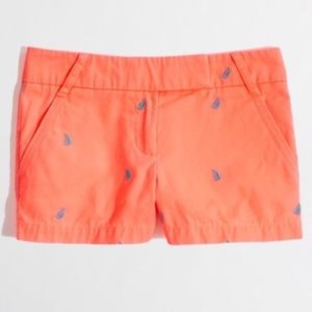 J Crew Sailboat Chino Shorts