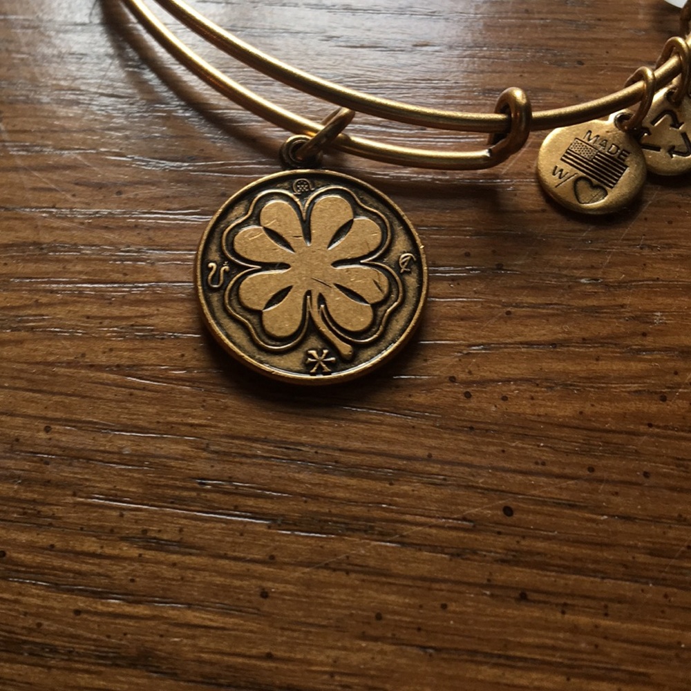 Alex and Ani Four Leaf Clover Bracelet
