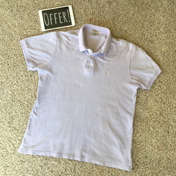 Burberry Other - 👕 [size: XL] Burberry Light Purple Men’s Polo