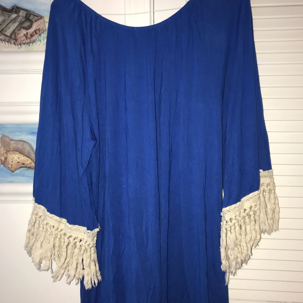Blue dress!