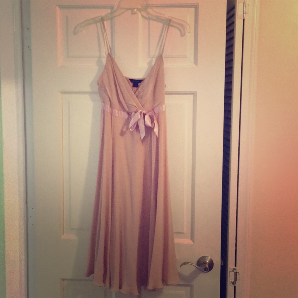 Express violet 100% silk dress