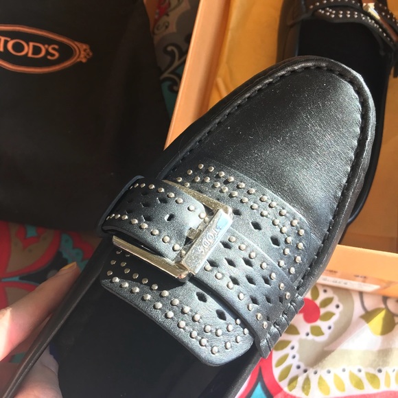 95% New Black Todd Loafer with Original Box - Picture 3 of 7